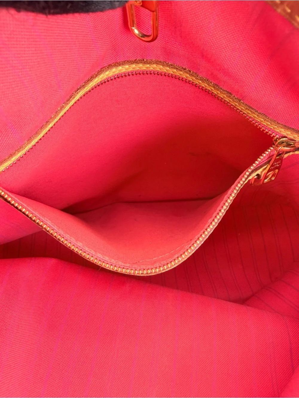 Louis Vuitton Damier Azur Delightful PM Pink